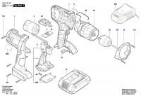 Bosch 3 601 H65 400 Gsr 14,4 Ve-2-Li Cordless Drill Driver 14.4 V / Eu Spare Parts